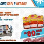BULOG Jual Daging Sapi Rp80.000/Kg, Cek Lokasi Operasi Pasar dan Jadwalnya