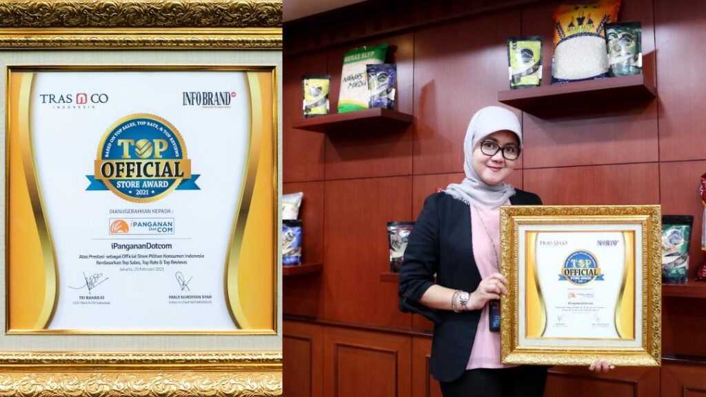 E-commerce Bulog Raih Top Official Store Award 2021