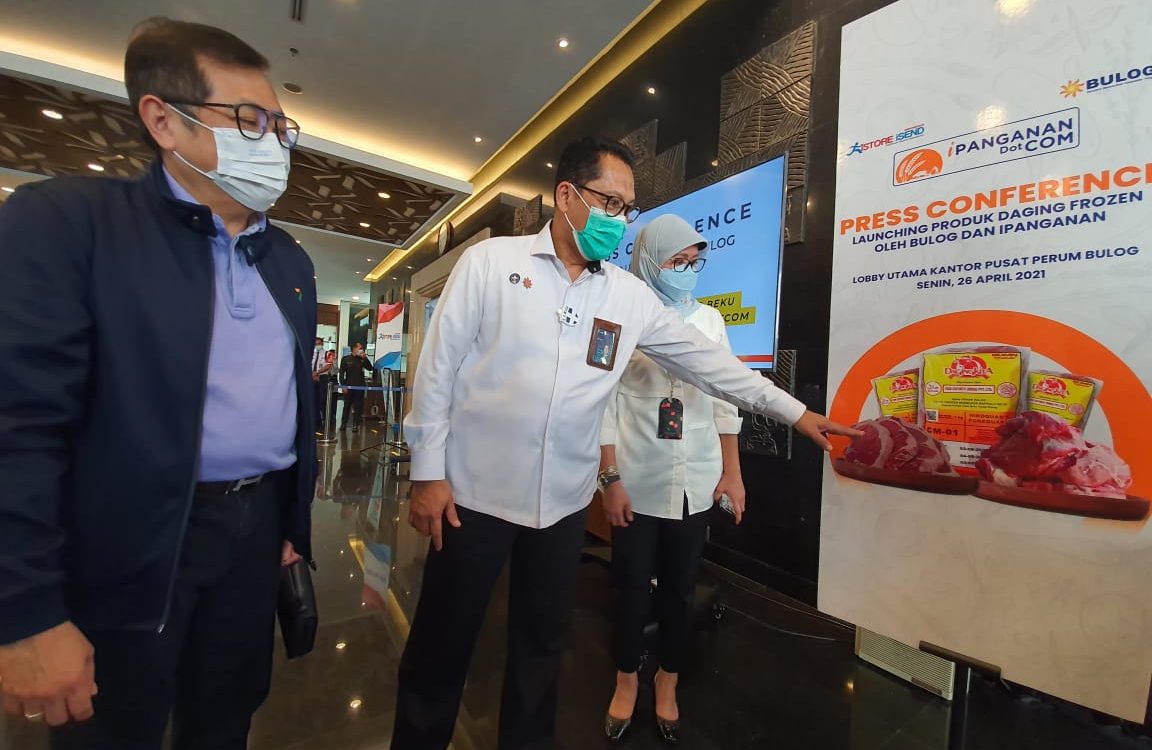 BULOG Launching Penjualan Daging Melalui Ipanganandotcom