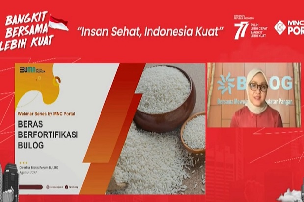 BULOG Produksi Beras Fortivit untuk Atasi Stunting Indonesia