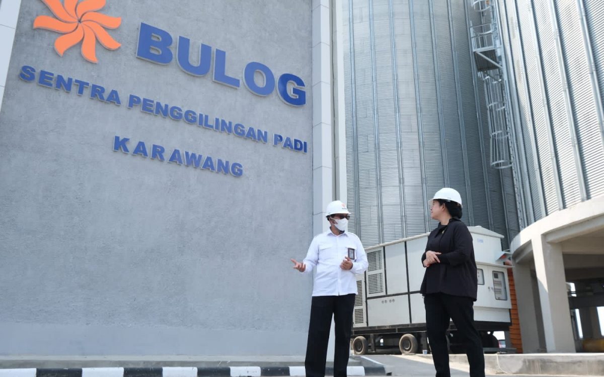 KETUA DPR RI TINJAU  INFRASTRUKTUR PENGOLAHAN BERAS MODERN BULOG