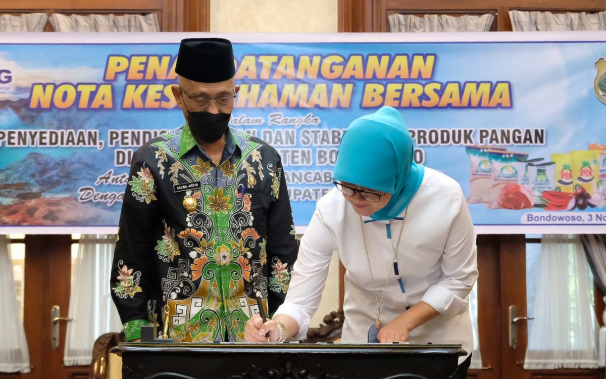 BULOG GANDENG PEMKAB BONDOWOSO DAN BOJONEGORO CIPTAKAN EKOSISTEM PANGAN KONDUSIF