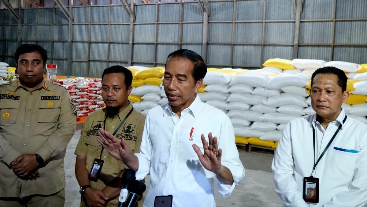 PRESIDEN PASTIKAN KAPASITAS GUDANG BULOG AMAN UNTUK PANEN RAYA