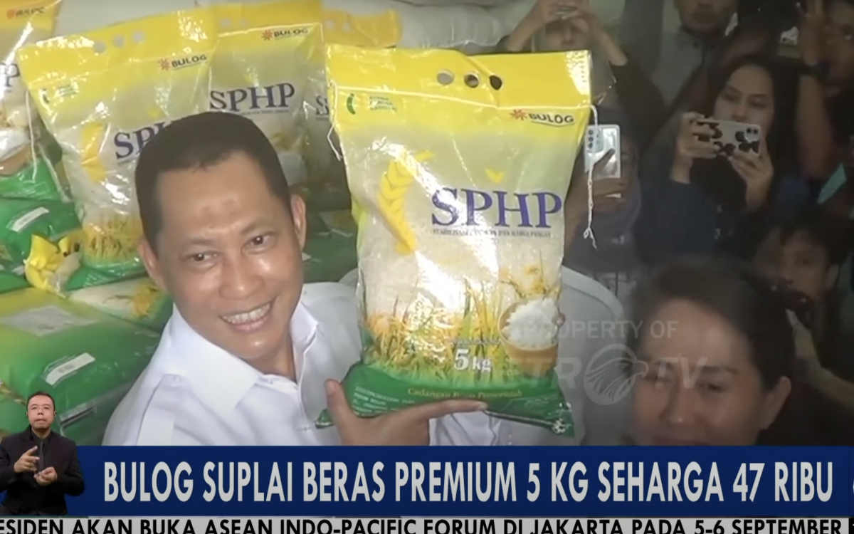 Bulog Suplai Beras Premium SPHP Rp47 Ribu per 5 Kg