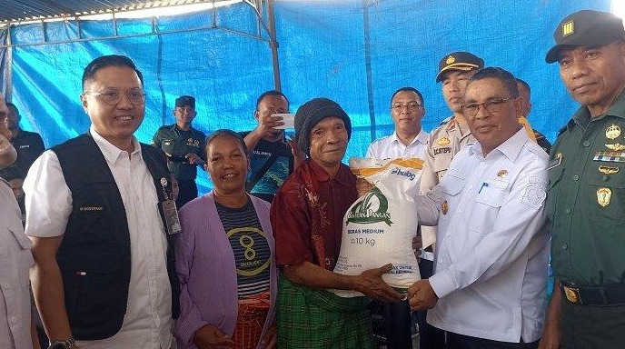 39.164 KPM di Manggarai Dapat Bantuan Pangan Beras Untuk Juni dan Juli 2025
