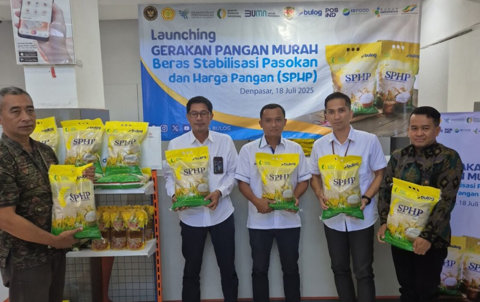 Serentak di Indonesia, Perum BULOG Launching Gerakan Pasar Murah Beras SPHP