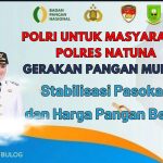Polres Natuna dan Bulog Gelar Gerakan Pangan Murah