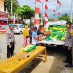 Tekan Lonjakan Harga Beras, Bulog Gelar GPM, Polres Polman Lakukan Pemantauan