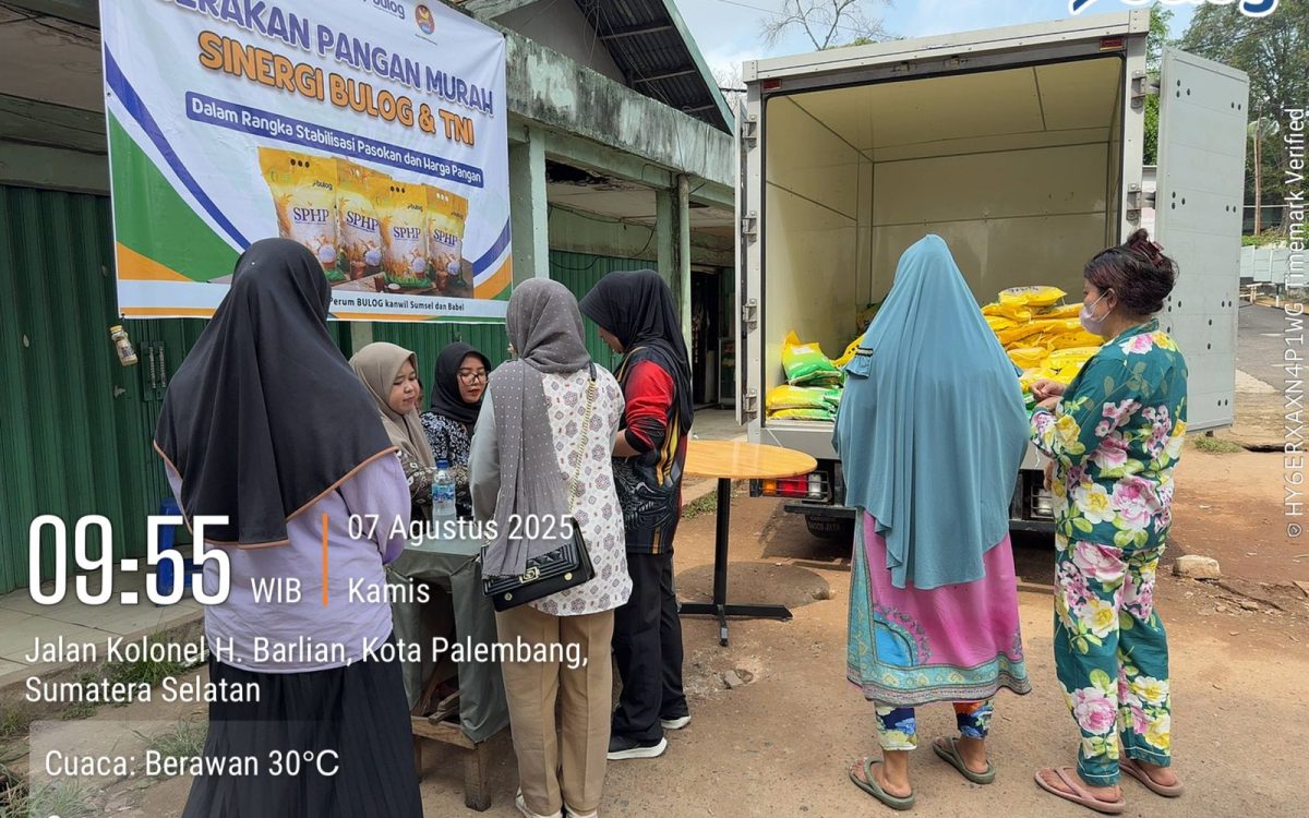 Kolaborasi Bulog dan TNI-Polri Gencarkan GPM di Sumsel
