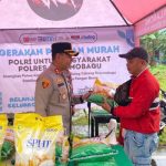 Polres Kotamobagu dan Bulog Gelar Gerakan Pangan Murah