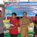Gerakan Pangan Murah Polres Kepulauan Sitaro di Tagulandang, 2 Ton Beras Tersalurkan ke Warga