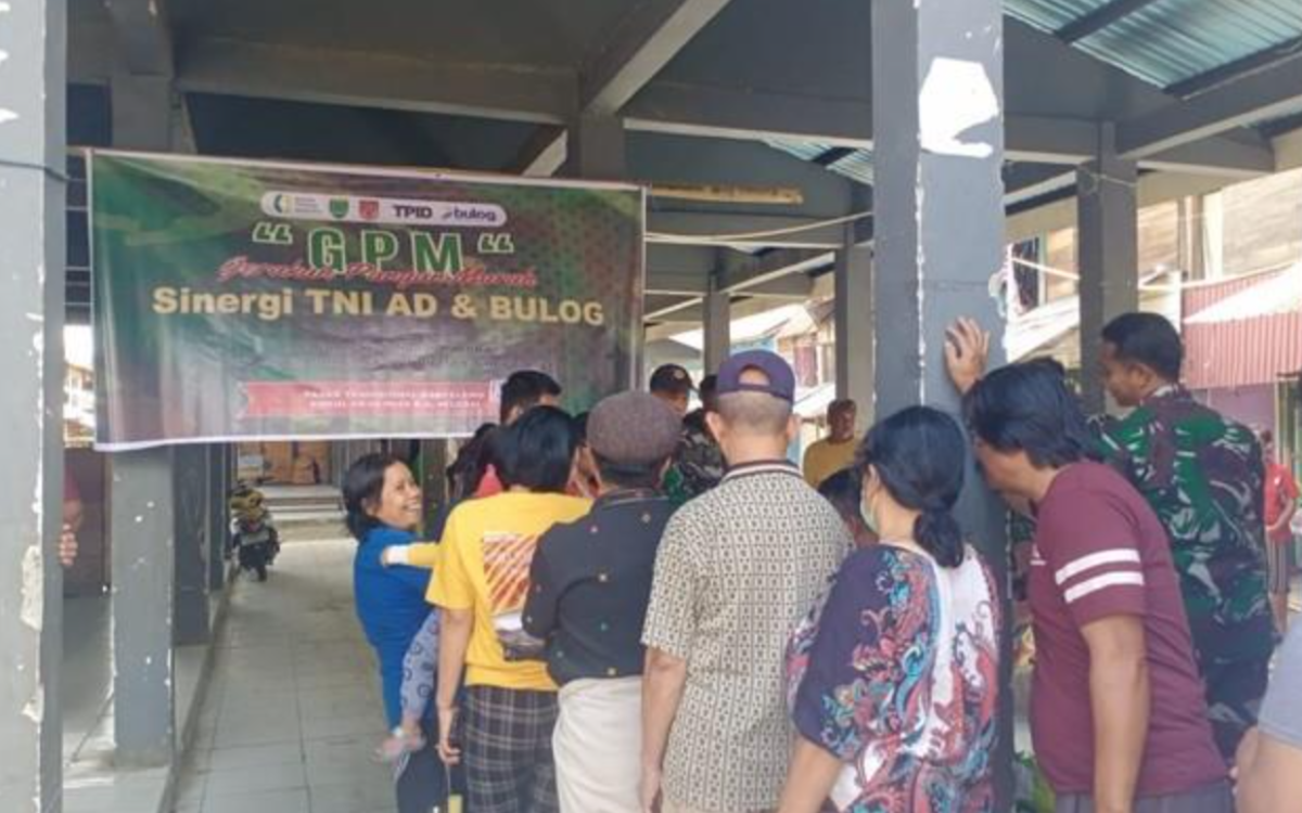 GPM Hadir di Rantelemo, TNI AD dan Bulog Jaga Stabilitas Harga Pangan di Tana Toraja