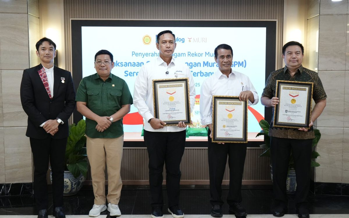 Gelar GPM Serentak di 4.337 Titik di Seluruh Indonesia, BULOG Pecahkan Rekor MURI