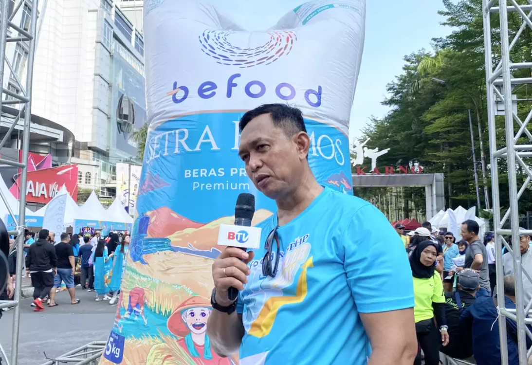 Bulog Perkenalkan Kemasan Baru Beras Premium Befood Setra Ramos