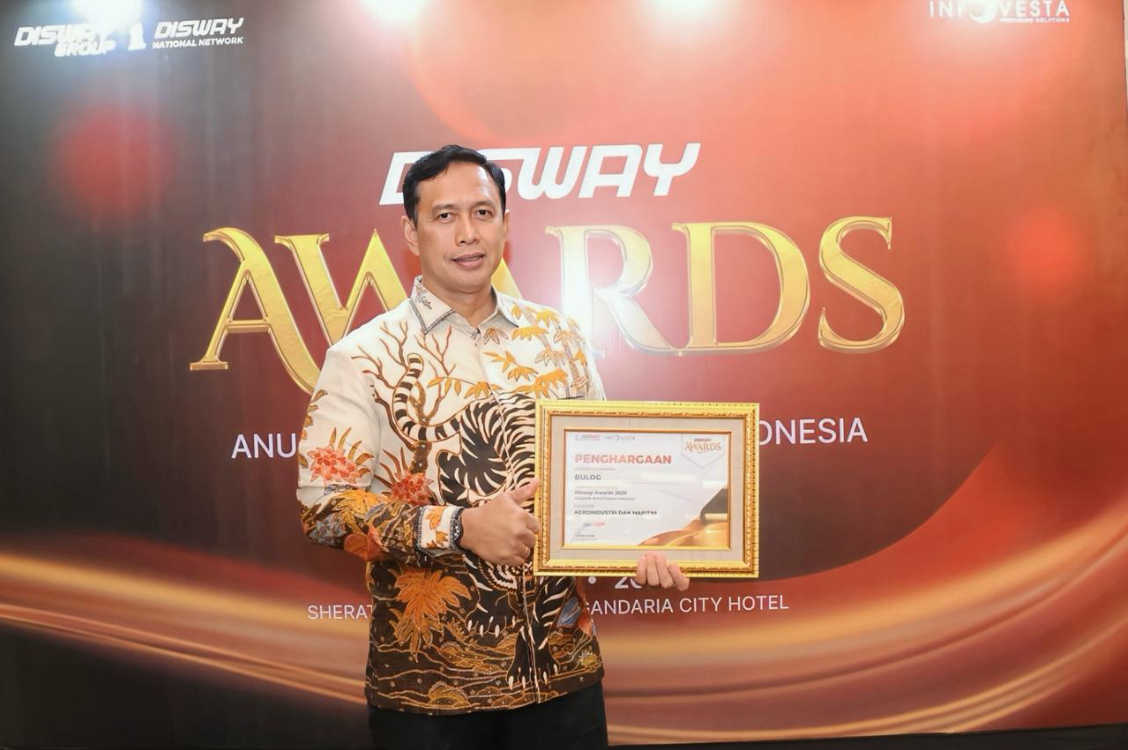 PERUM BULOG RAIH PENGHARGAAN DISWAY AWARDS 2025 – ANUGERAH BRAND POPULER INDONESIA