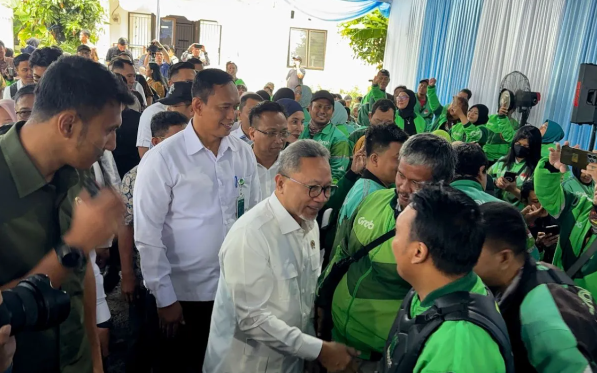 Kemenko Pangan dan BULOG Permudah Ojol di Tangerang Akses Pangan Murah