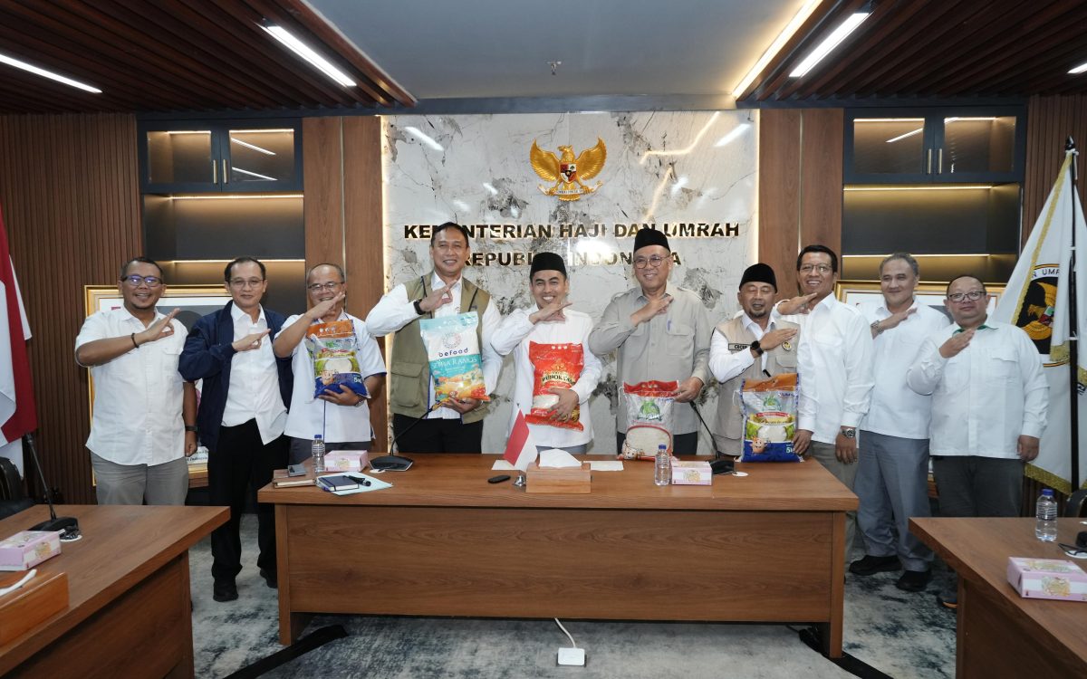BULOG & KEMENHAJ BUKA PELUANG EKSPOR BERAS PREMIUM UNTUK JAMAAH HAJI & UMROH DI SAUDI ARABIA