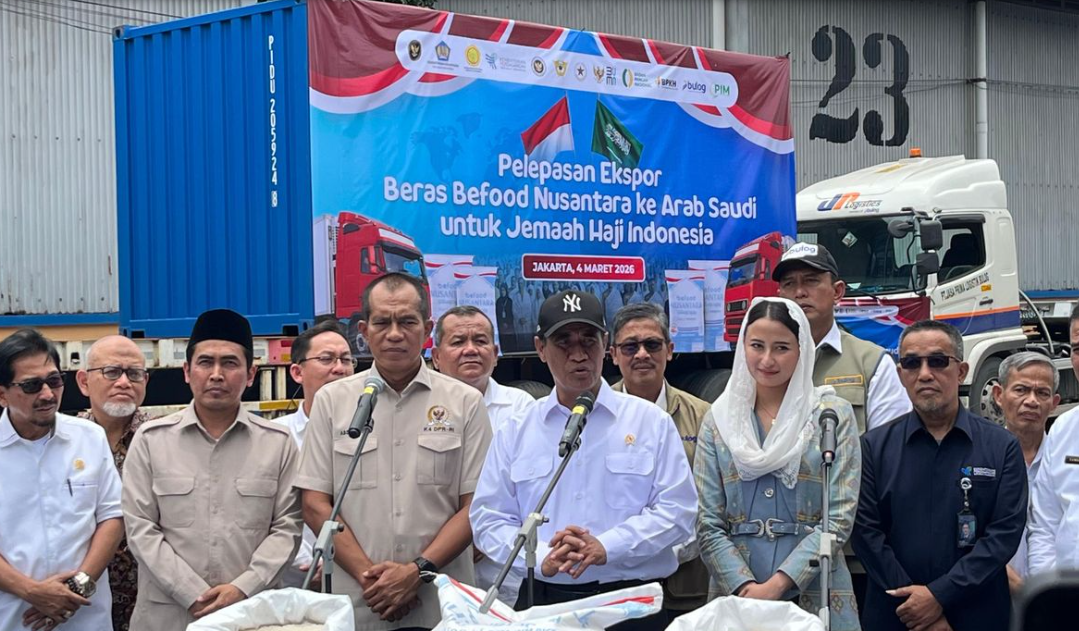 BULOG Resmi Lepas Beras Ekspor Ke Arab Saudi