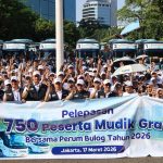 BULOG BERANGKATKAN 750 PEMUDIK DALAM PROGRAM MUDIK GRATIS BUMN 2026
