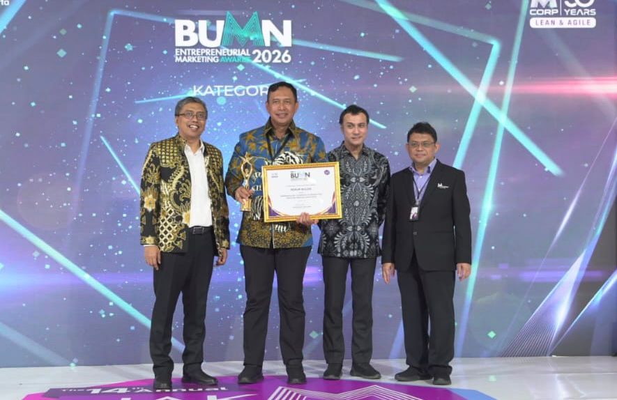 BULOG Raih Penghargaan BUMN Entrepreneurial Marketing Awards (BEMA) di Jakarta Marketing Week 2026