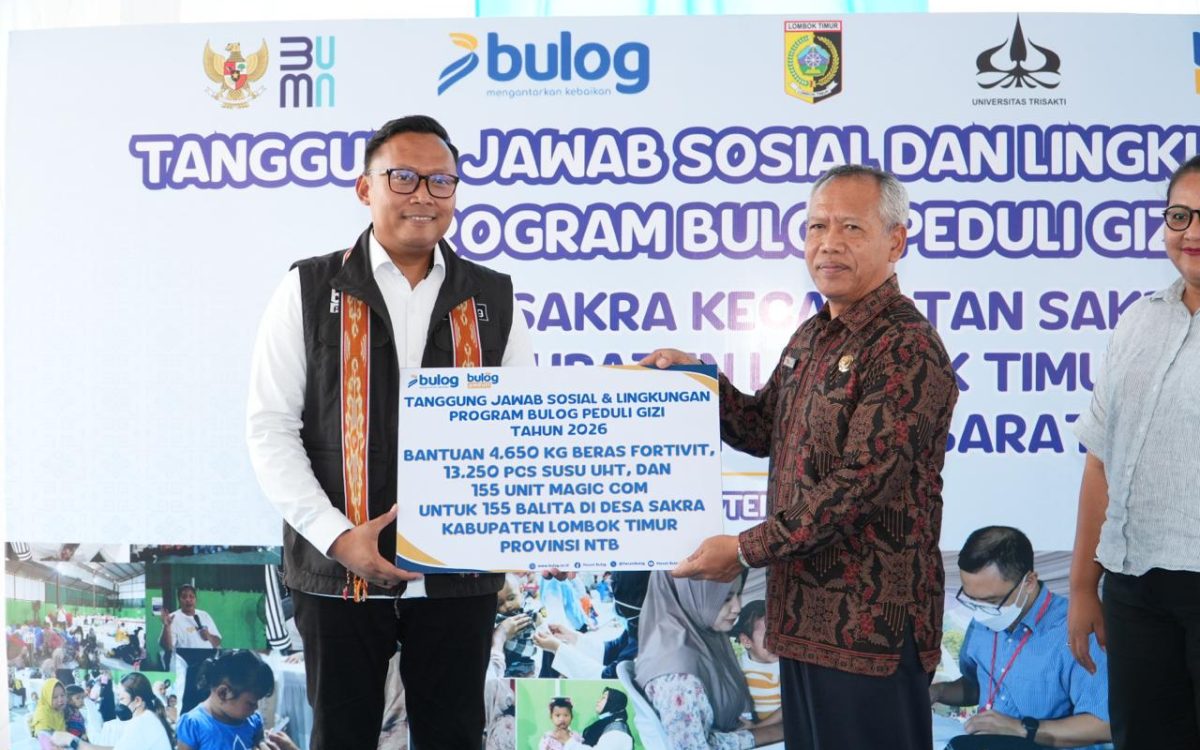 BULOG Peduli Perkuat Intervensi Gizi di Lombok Timur, 155 Balita Dapat Pendampingan Selama Tiga Bulan