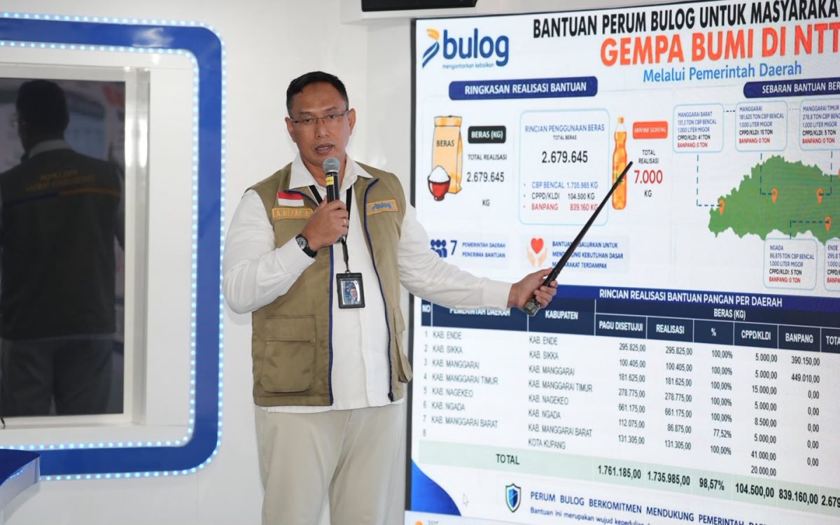 BULOG Terus Lanjutkan Penyaluran Bantuan Beras hingga 1,9 Juta Kg untuk Korban Bencana NTT