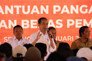 Bantuan Pangan di Serang